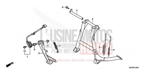 BEQUILLE NT700VB de 2011